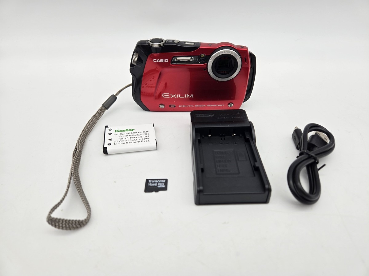 CASIO EX-G1 RD Digital Camera Exilim-G Red EX-G1 W/Case CASIO EX-G1 RD Digital Camera Exilim-G Red EX-G1 W/Case