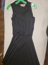 Women's Ayres Unlimited Black Sleeveless Dress Size 8