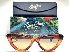 NEW Maui Jim LYCHEE Women Cat-Eye Polarized Sunglasses Tortoise Frame HS891-10