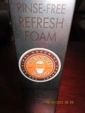 Beard Guyz Refresh Rinse Free Foam 1.7 Oz Thick & Fuller Look Growth Sandalwood