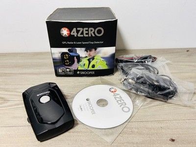 Snooper 4Zero GPS, Radar & Laser Speed Trap Detector ** Beschreibung lesen **