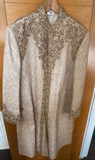 Grooms Wedding Sherwani Suit Gold