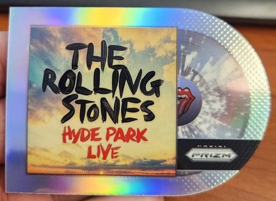 ROLLING STONES HYDE PARK LIVE ALBUM DIE CUT SILVER REFRACTOR 2025 PRIZM #48