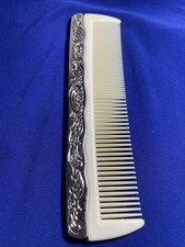 Silver Vintage Comb, Vintage Comb, Vintage Hair Care, Vintage Vanity Decor, Vint
