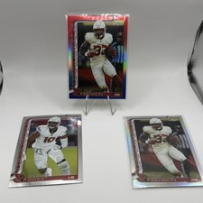 2025 Topps chrome TREY BENSON Red White and Blue + refractor + josh sweat LOT