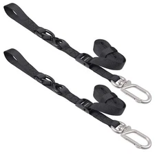 Masterwise Tie Down Straps1" x 8’ Tie Downs with Swivel Carabiner Hooks Motor...