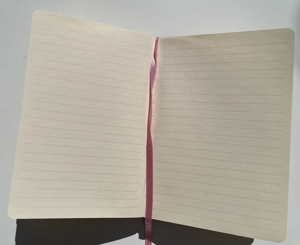 C.R. Gibson Markings Leatherette Notebook/Journal Burgundy Leaf Damask Chenille - Image 4 of 4