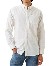 Pepe Jeans - Men's Regular Fit Long Sleeve Shirt Top - Fabio White