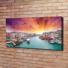 Quadro su tela stampa artistica 120x60 quadri paesaggi Venezia