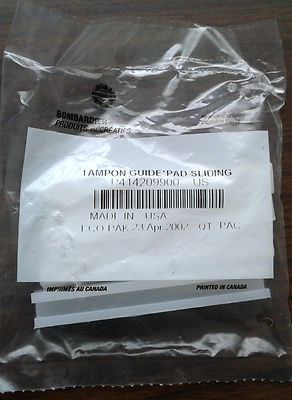 SKI-DOO VINTAGE SUSPENSION 3.75'' HALF SLIDER WHITE 4 PIECES OEM# 414209900