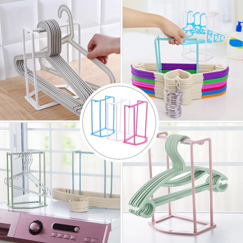 Soporte para armario de 3 piezas para colgar artefactos de almacenamiento estante de plástico - Imagen 12 de 12