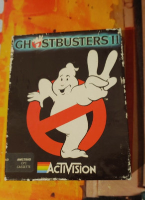 Ghostbusters II (Activision 1989) Amstrad CPC (Tape Manual med Box) works