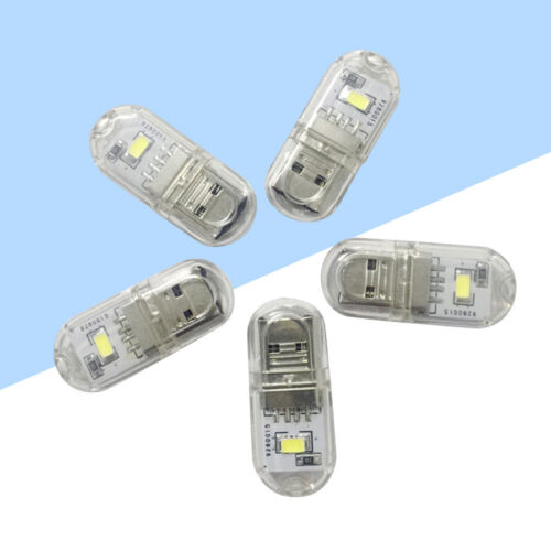 6PCS Warm Light Mini Size Portable USB Power Night Light Two-sided Luminous - Afbeelding 2 van 17