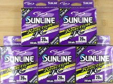 (5) Spools Sunline Reaction FC Fluorocarbon S...