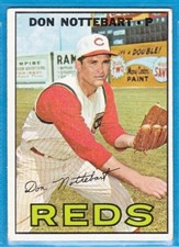 1967 Topps Baseball Card - #269 Don Nottebart - Cincinnati Reds