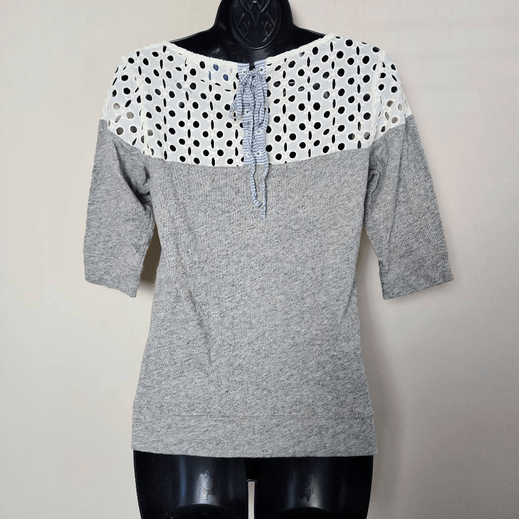 Postmark Threaded Eyelet Blouse - image 5