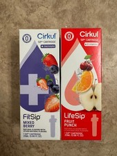 CIRKUL Flavor Cartridges Mixed Berry FitSip Fruit Punch LifeSip