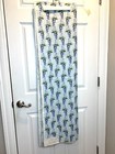 Vintage Mid Century Modern WEST GERMAN 70s Retro Fabric Flower Floral Blue — photo 4