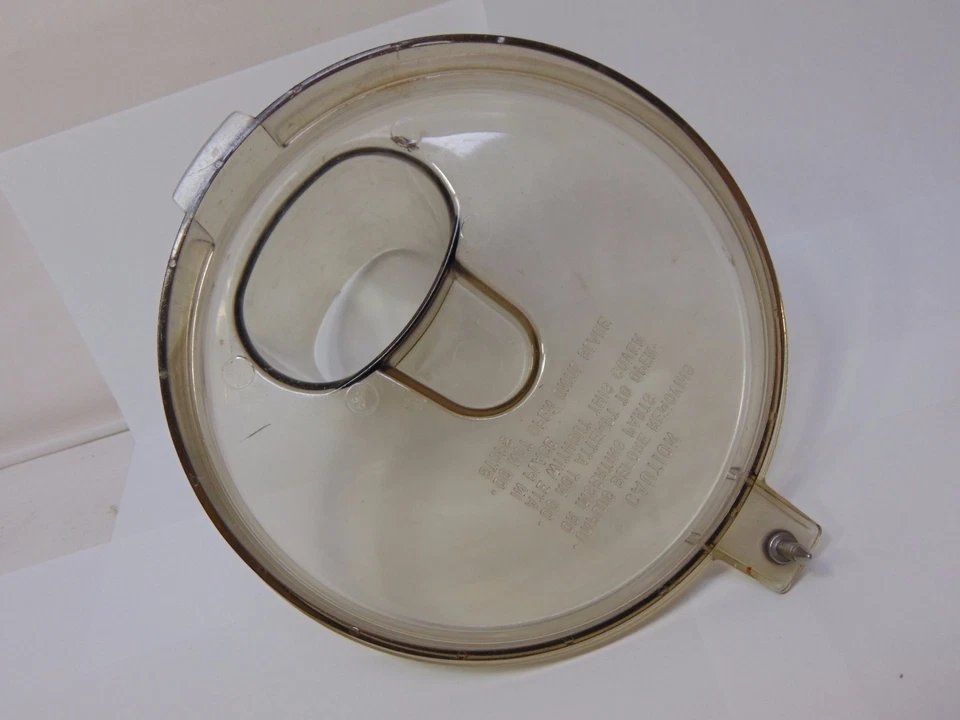 GENERAL ELECTRIC GE FOOD PROCESSOR D1FP1 REPLACEMENT PART WORK BOWL LID+PUSHER - Image 4 of 4