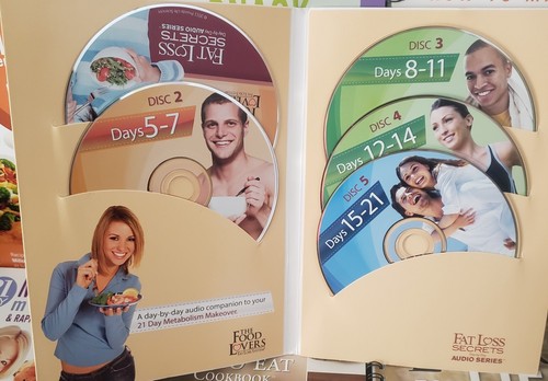 Food Lovers Fat Loss System 6 Books & 5 CD Audio Series Food Lovers Recipes - Picture 8 of 9