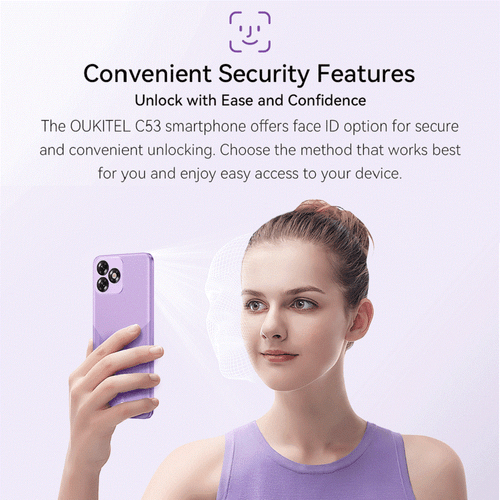 Oukitel C53 4G Smartphones 6,6 Zoll 8GB+64GB Android 14 4300mAh Ultradünner 13MP - Bild 15 von 21