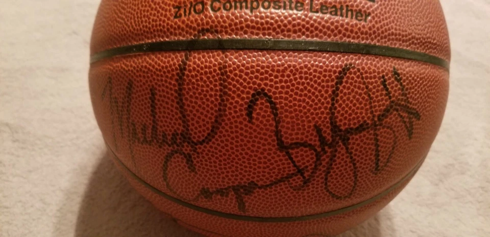 Magic Johnson Scott Wilkes Multi Autograph Basketball Lakers 6 Sigs JSA DD60674 - Image 3 of 4