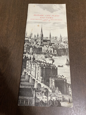 Historic City Plans and Views Catalog Urban Plans 1988 Maps Drawings Lots Cities
