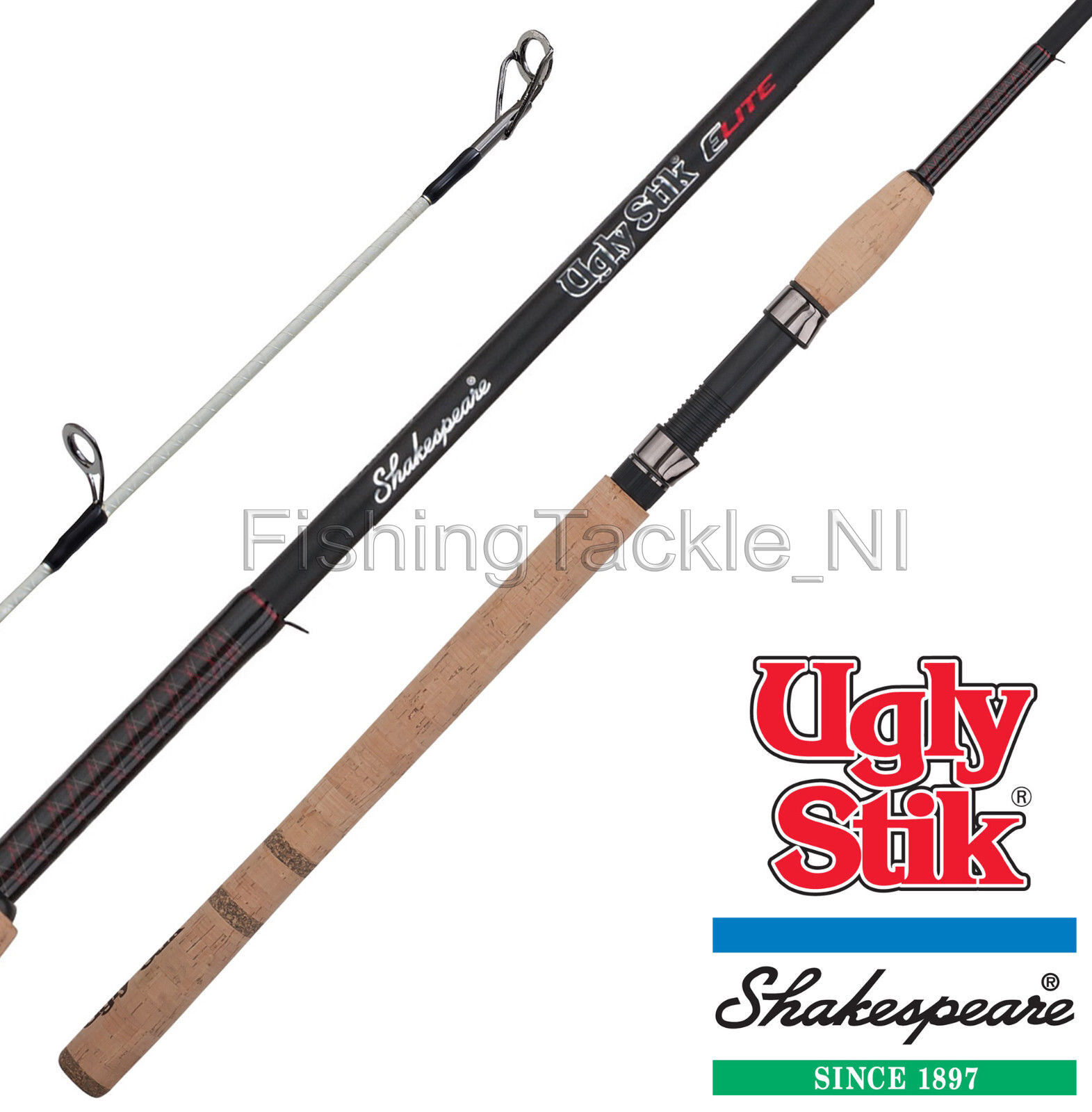 Shakespeare Ugly Stik Elite Spinning Rod - ELSP902 for sale online