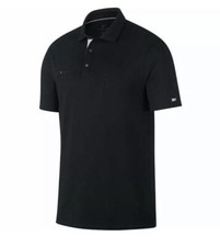Nike Men's Dri-Fit Golf Polo Black Sz Small AT8940-010
