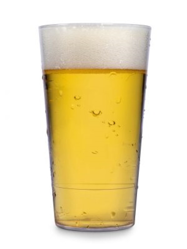 Kunststoffbecher 0,5 L Bierglas 6 x Cocktail Longdrink Mocktails Mehrweg TOP