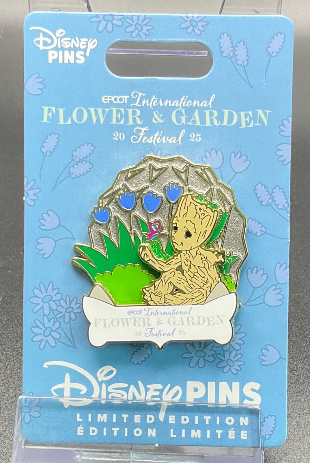 Disney 2025 Epcot Flower & Garden Gardians of the Galaxy Groot LE 4000 Pin