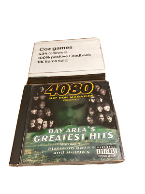 4080 Hip Hop Magazine presents BAY AREA'S GREATEST HITS volume 1 cd USA IMPORT