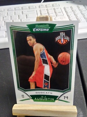 2008-09 Bowman Chrome #119 ROOKIE RC D.J. Augustin -Texas Longhorns- | eBay