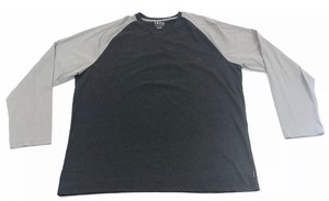 Izod-Men-039-s-T-shirt-Size-XL-Long-Sleeve-Crew-Neck-Grey