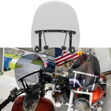 7/8'' 1'' Smoke Motorcycle Windshield Windscreen For Honda VTX1800C 1300C 1300R