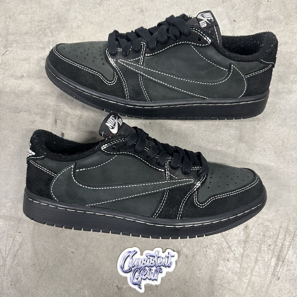 Jordan 1 Retro Travis Scott Black Phantom - Size 7M - DM7866 Jordan 1 Retro Travis Scott Black Phantom - Size 7M - DM7866