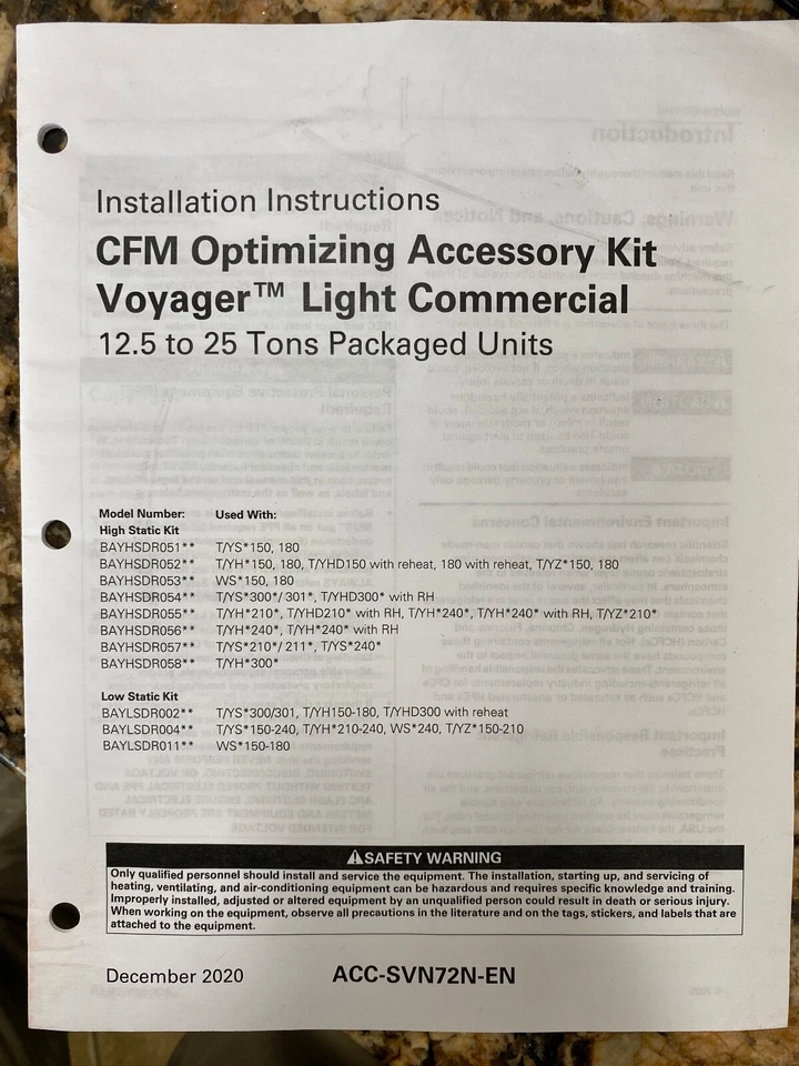 cfm Optimización Accesorio Kit Voyager Luz Comercial Foto 2 de 4
