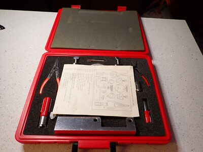 York Rotary Compressor Service Tool Set AC 380 Never used with manual in case