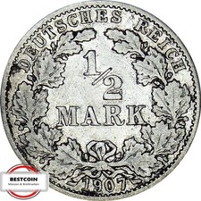 J 16  1/2 Mark KAISERREICH von 1907 G in SS-VZ  10721420