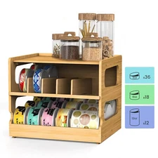 Can Rack Organizer Stackable Can Organizer Holds Upto 36 Cans Utopia Kitchen