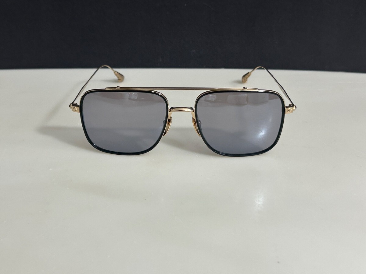 Chrome Hearts Men's Sunglasses BONE PRONE III Gold Black