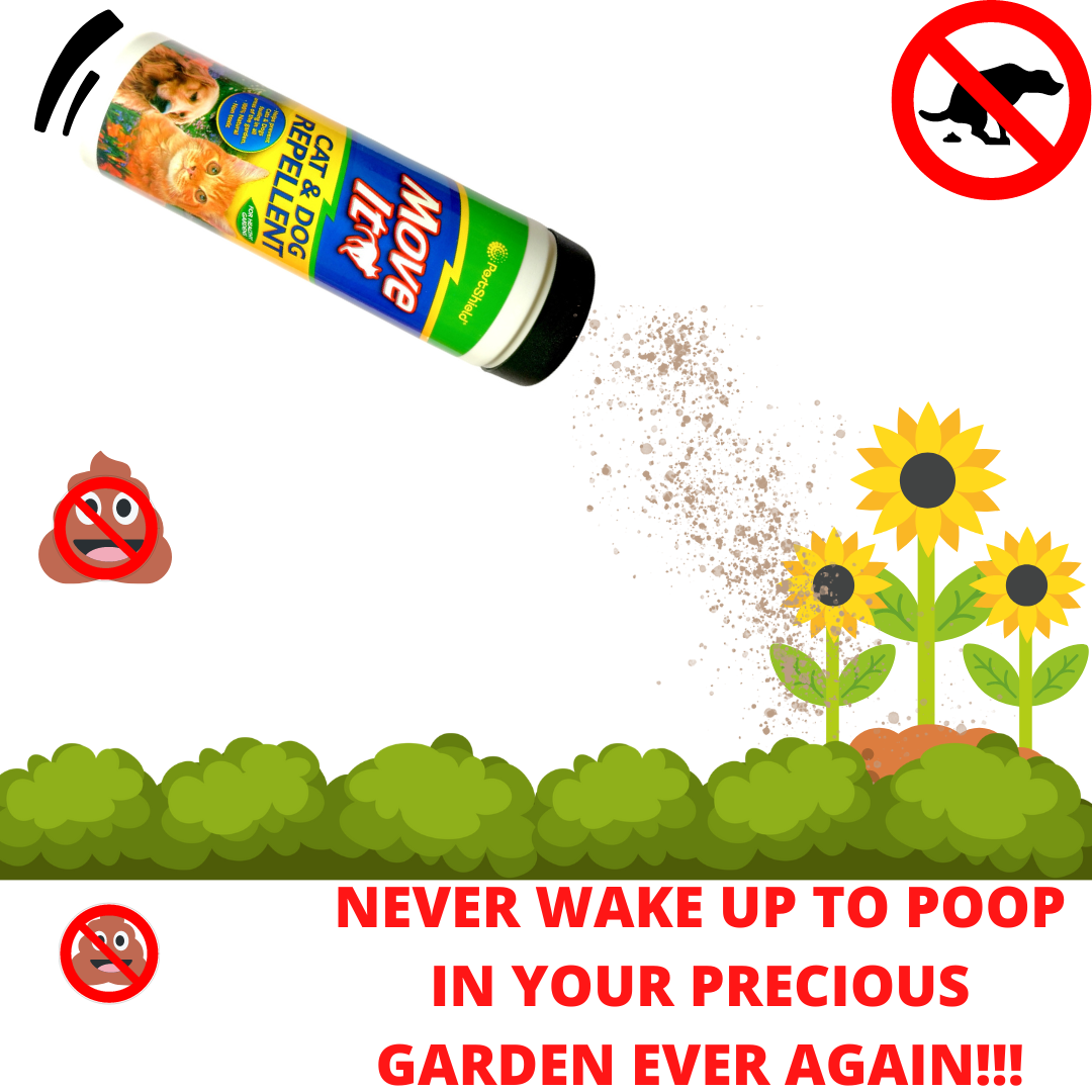 cat pestshiel 2PACK cat & dog repellent, safe garden,cat & dog poo
