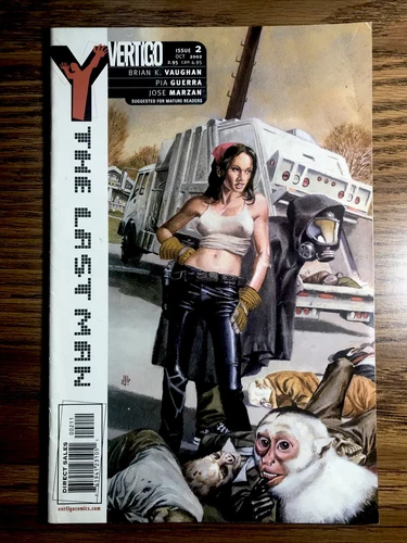 Y THE LAST MAN 2 1ST APP OF WAVERLY J.G. Jones Cover DC VERTIGO COMICS 2002