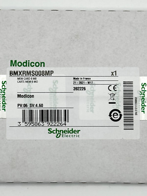 BMXRMS008MP Schneider Electric Modicon Memory Card 8 MB for M340 - Brand New