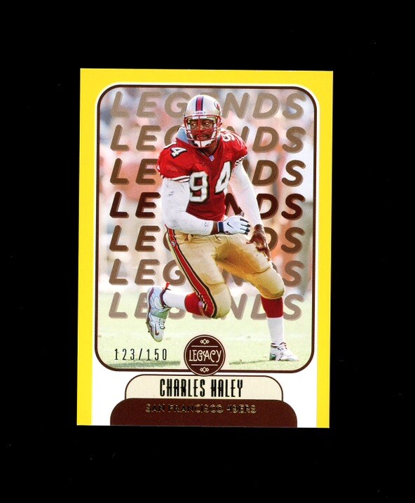 2021 Legacy YELLOW BORDER SP CHARLES HAYLEY /150! SF 49ers Niners