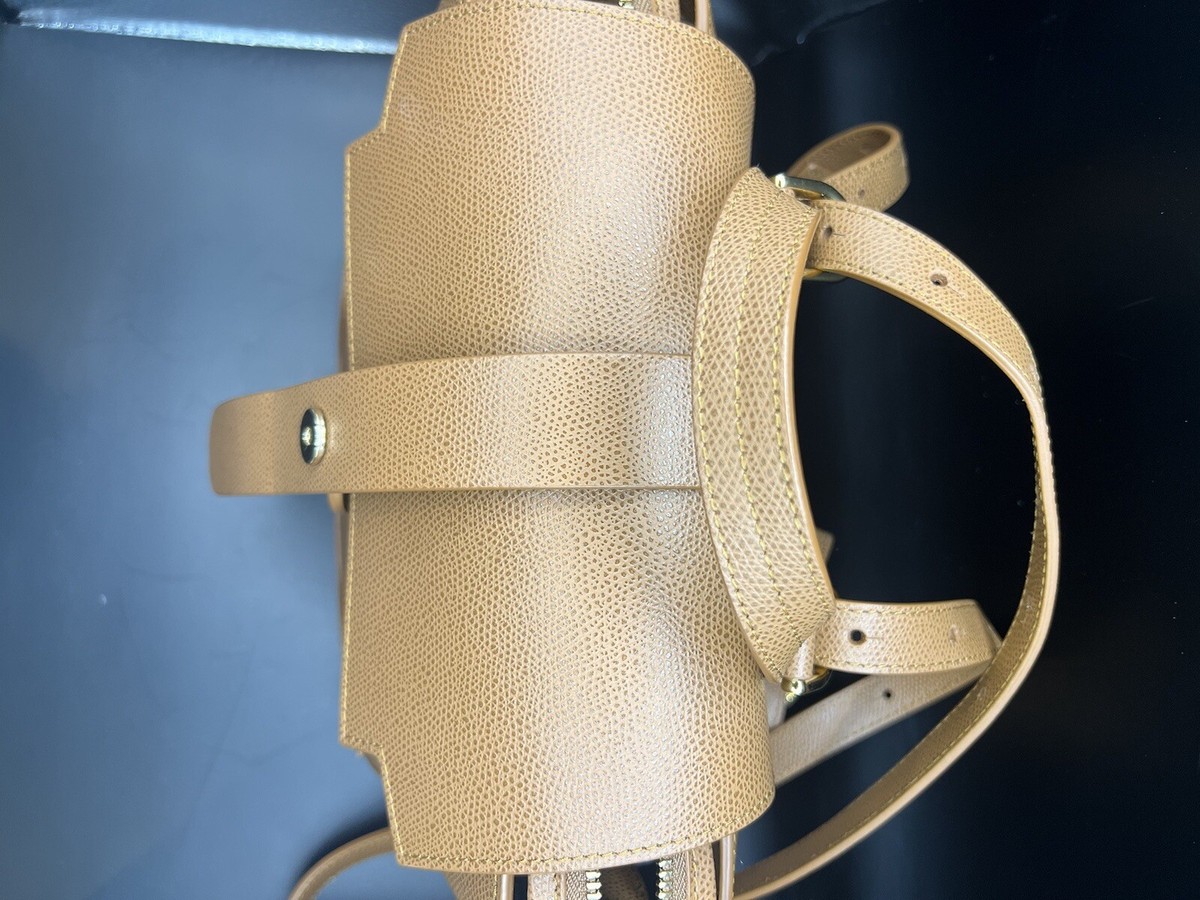 Senreve Mini Maestra Pebbled Leather Chestnut Pre Owned With  display picture 1