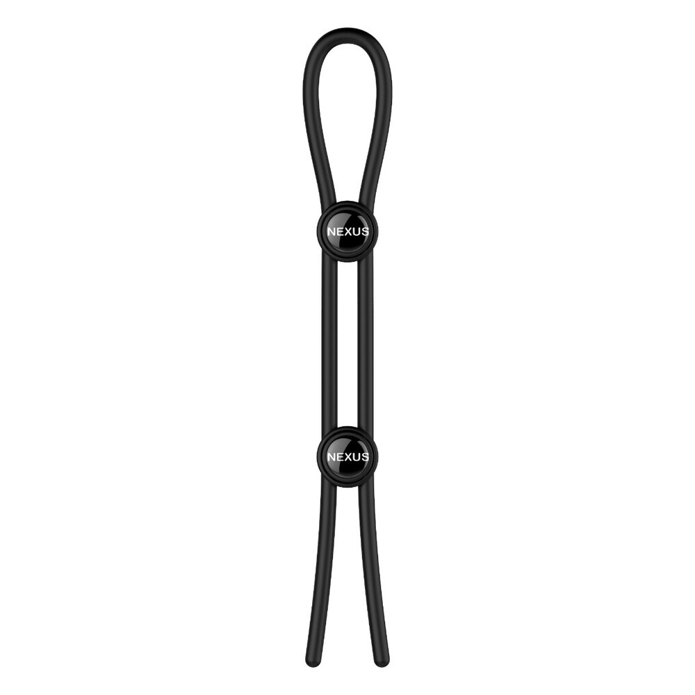 Nexus Forge Adjustable Silicone Cock And Ball Ring Stretchy Penis Erection Ba...
