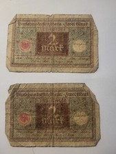 2 x banknot Niemcy/Republika Weimarska banknot kredytowy -2 marki -1920