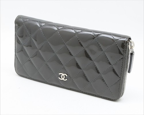 Genuine CHANEL Zip Around Quilted Wallet - Nice One - Picture 2 of 8