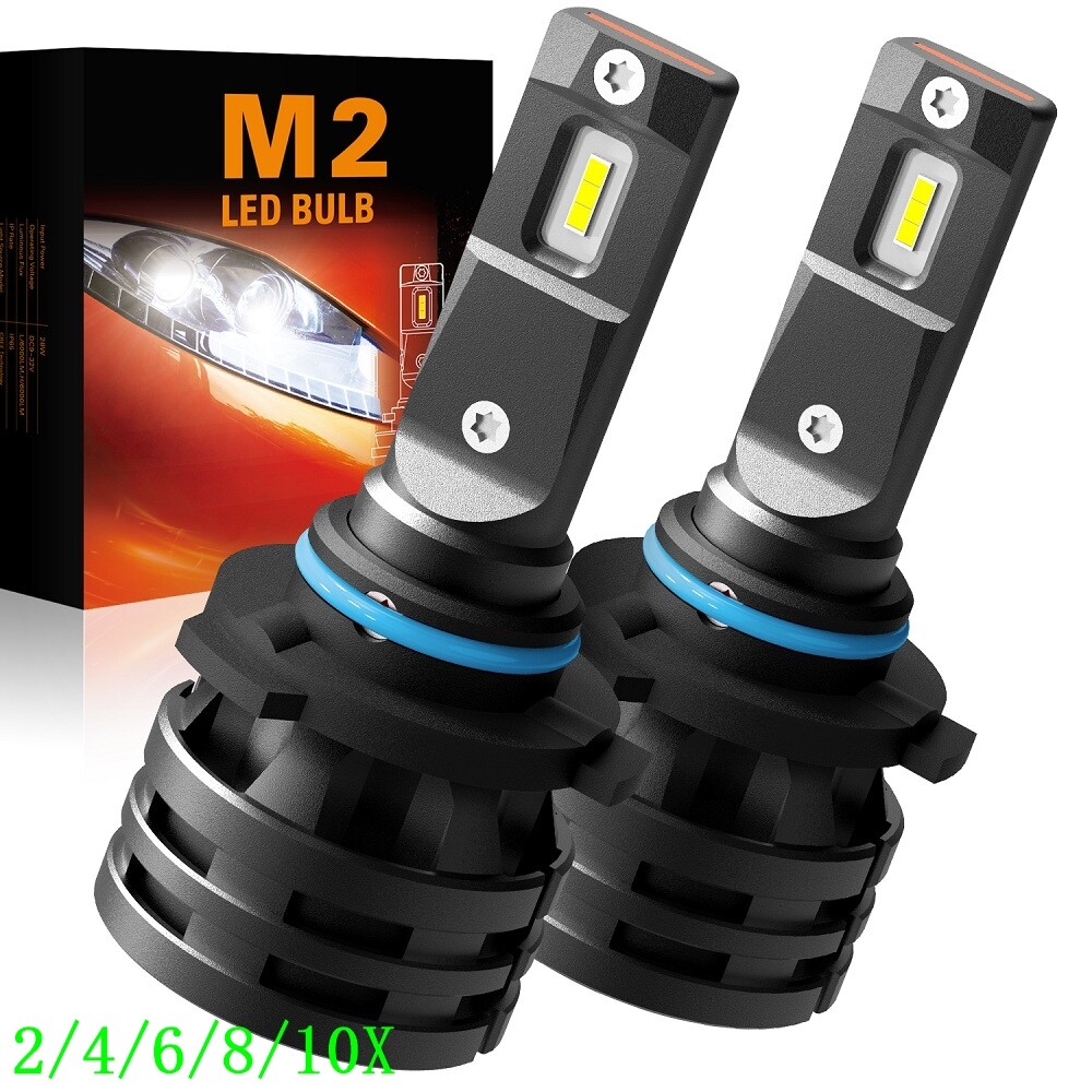 9012 CANBUS LED Headlight Bulbs by AUXITO Hi-Lo Beam Super Bright White